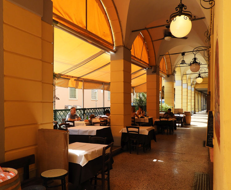 Porticoes of Bologna - 38kms exist within the city 