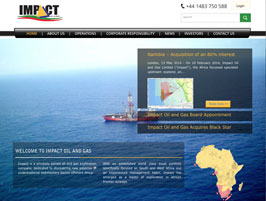 Impact Oil and Gas Web Design